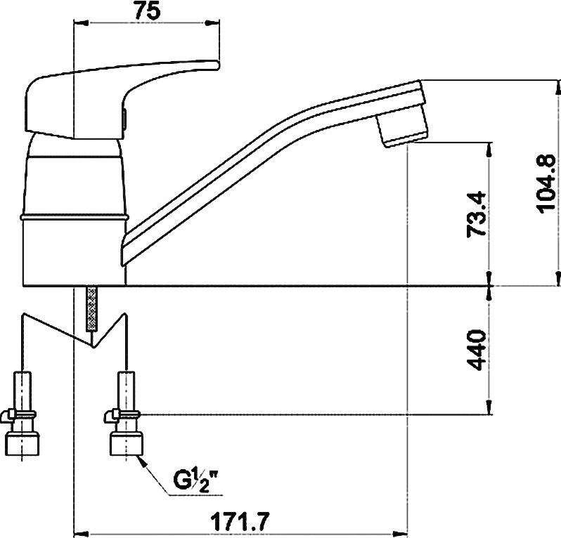 Смеситель Timo Standard NEW 1931F для раковины