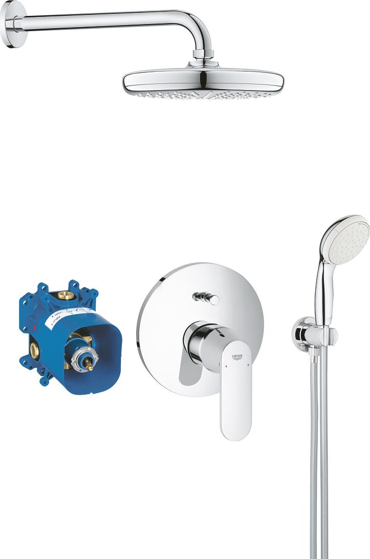 Душевой гарнитур Grohe Eurosmart Cosmopolitan 25183001