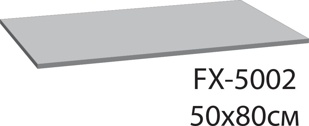 Коврик для ванной 50х80 Fixsen Link FX-5002K серый