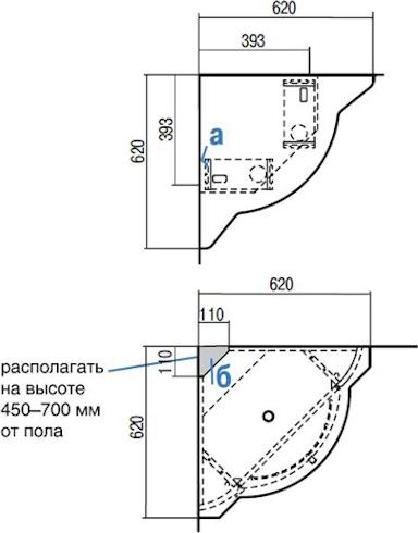 Зеркальный шкаф Aquaton Альтаир 60 1A042702AR010, белый