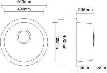 Кухонная мойка Zorg Inox RX 47,2х47,2х19 ZR-500