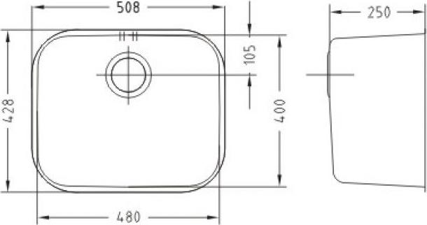 Кухонная мойка Alveus Variant 10 U - Monarch 1113581, бронза