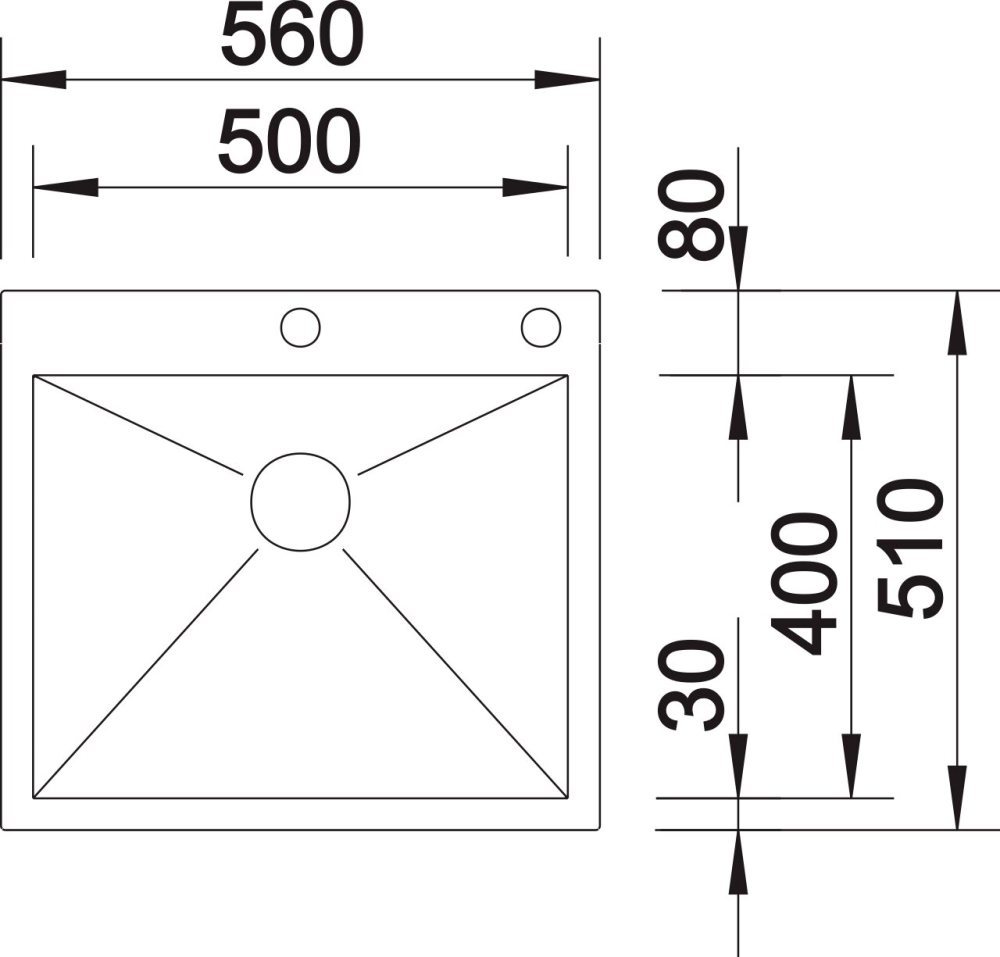 Кухонная мойка Blanco Zerox 500-IF/A 521630