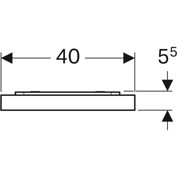 Зеркало 40 см Geberit Xeno² 500.520.00.1