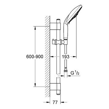 Душевой гарнитур Grohe Rainshower 28770000