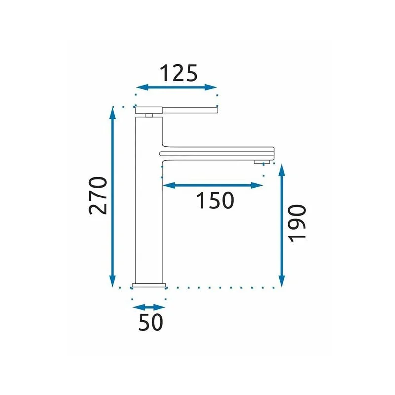 Смеситель для раковины Rea Oval REA-B6513 золото