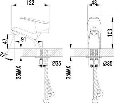 Смеситель Lemark Partner LM6556C для раковины