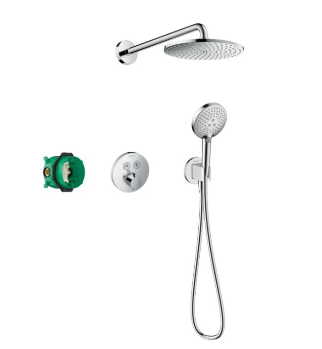 Душевая система Hansgrohe Raindance S 27951000 хром, термостат