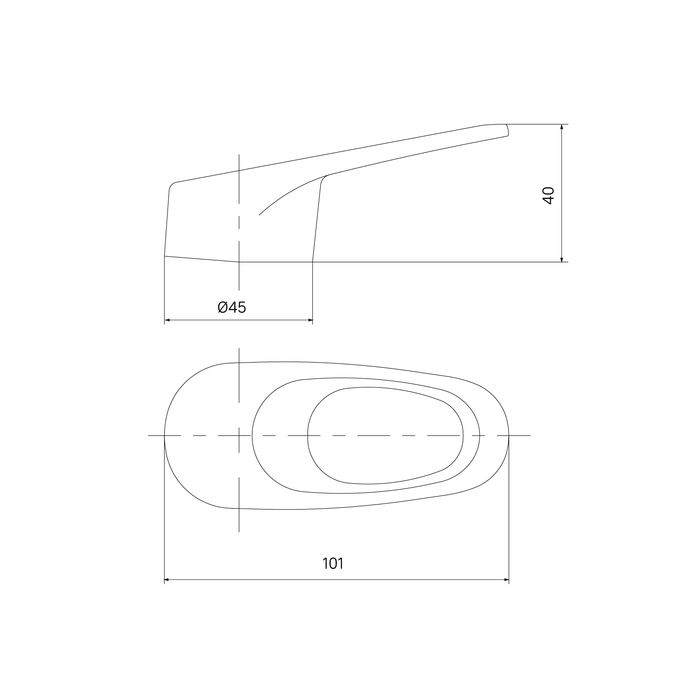 Ручка для смесителя Iddis Optima Home 99440C02SM хром