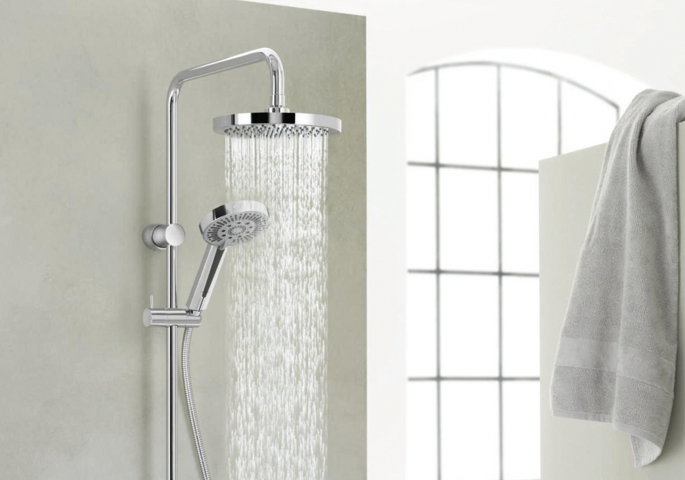 Душевая стойка Kludi Zenta dual shower system 6609105-00