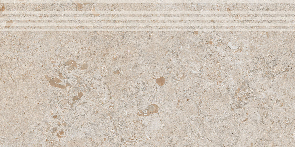 Керамогранит Kerama Marazzi DD205420R\GR Ступень Про Лаймстоун бежевый темный натуральный обрезной 60х30