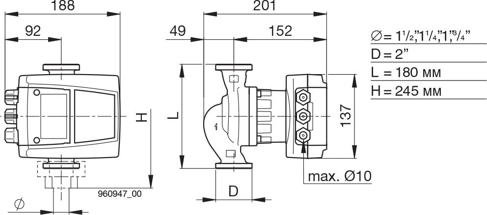 Циркуляционный насос Biral A 15-2