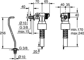 Наполнительный клапан смыва Grohe 37093000