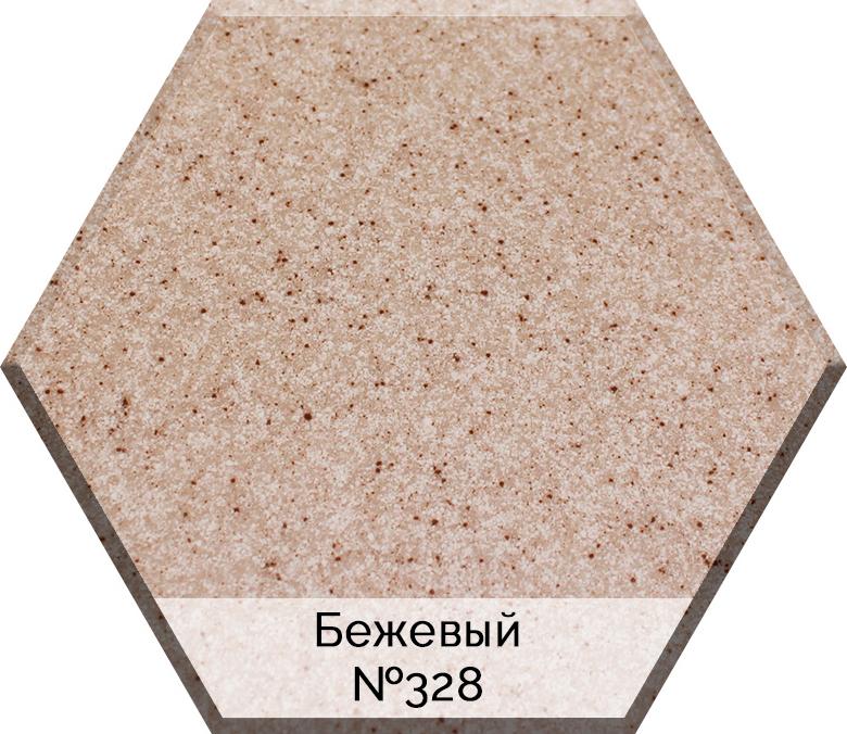 Кухонная мойка AquaGranitEx M-45 бежевая