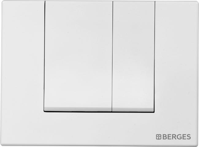 

Кнопка смыва Berges Wasserhaus Novum 040044 Soft Touch белая, Novum