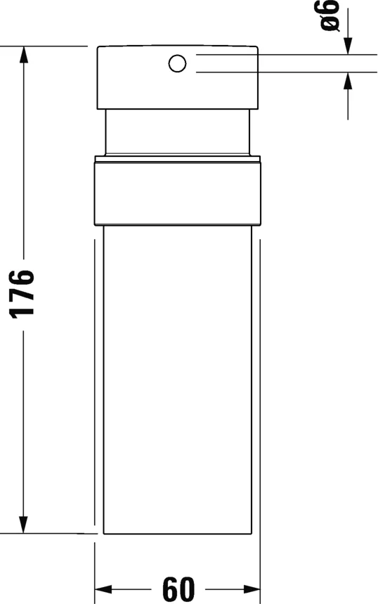 Дозатор для жидкого мыла Duravit Starck T 0099351000, хром