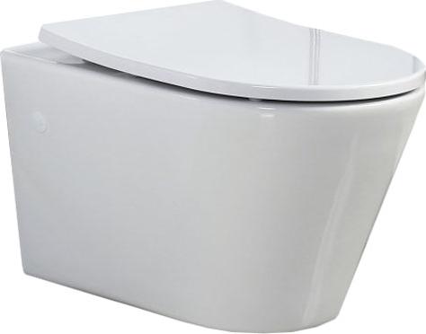 Подвесной безободковый унитаз BelBagno Flay-r BB506CH