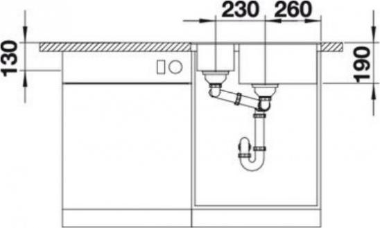 Кухонная мойка Blanco Metra 6-F 519135 алюметаллик