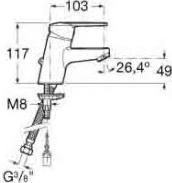 Смеситель для раковины Roca Victoria 5A3125C00