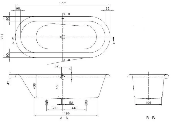 Акриловая ванна Villeroy & Boch UBQ180NEU7V-01 белый