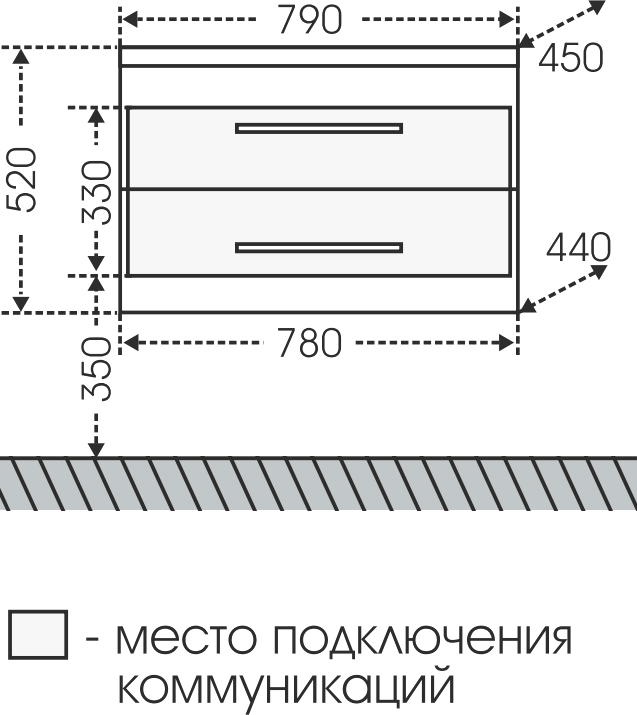 Мебель для ванной СанТа Венера 80