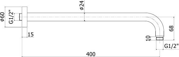 Душевой комплект 4 в 1 Paffoni B20NO, чёрный