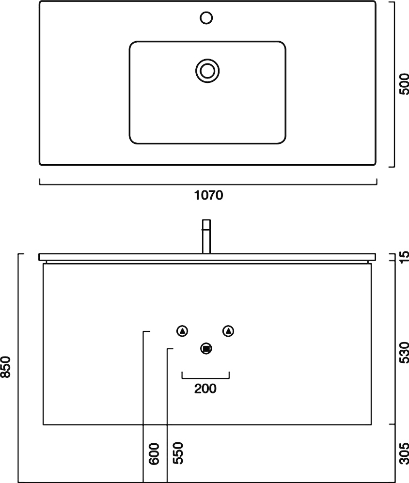 Тумба для комплекта Berloni Bagno Squared SQ BS11 401