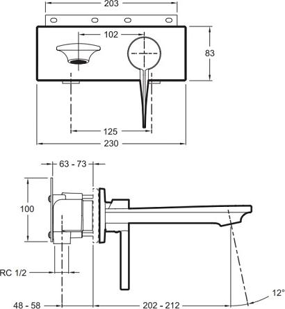 Смеситель для раковины Jacob Delafon Stance E9106-CP