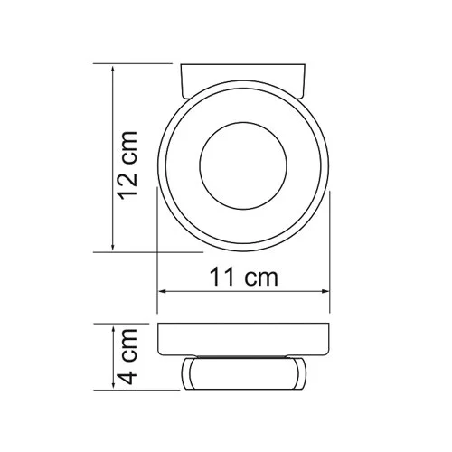 Мыльница WasserKRAFT Berkel К-6800 K-6829 хром