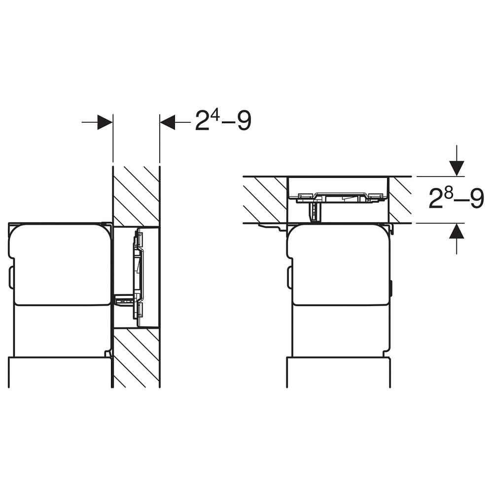 Кнопка смыва Geberit Omega 60 115.081.SQ.1, коричневый/хром