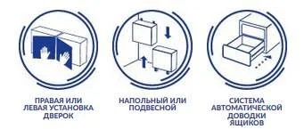 Тумба под раковину Cersanit Melar B-SU-MEL-CM50 белый