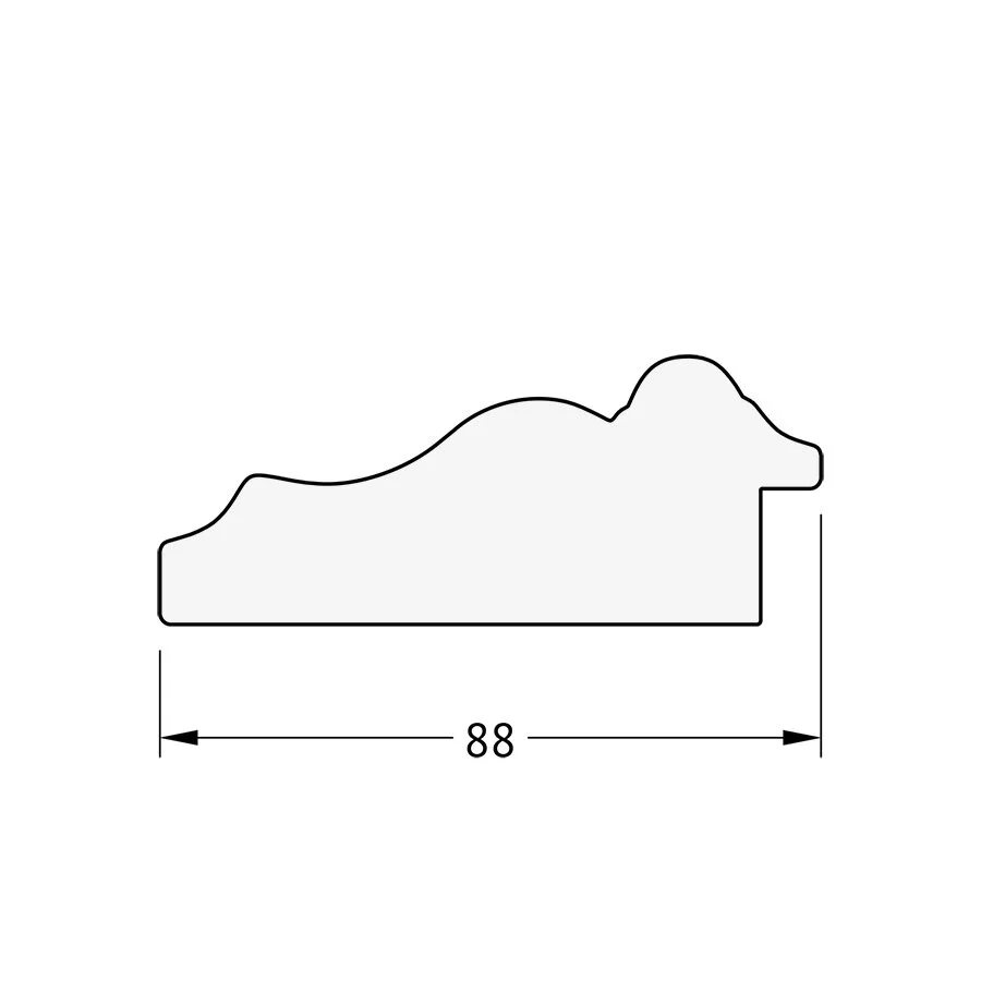 Зеркало Evoform Exclusive-G Floor BY 6357 золото