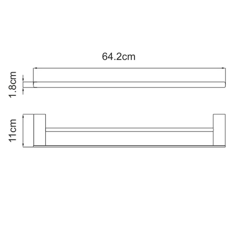 Полотенцедержатель WasserKRAFT Sauer K-7900 K-7940 золото