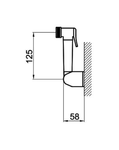 Душевой гарнитур Webert Comfort AM0433065