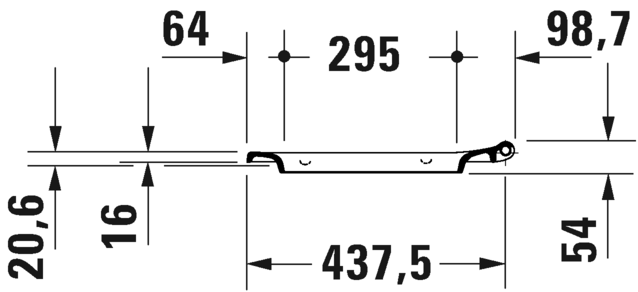 Сиденье для унитаза Duravit Viu 0021110000