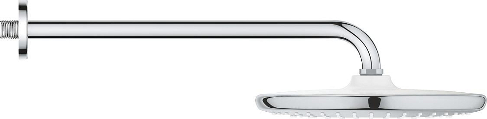 Верхний душ с кронштейном Grohe Tempesta 26668000, хром / белый