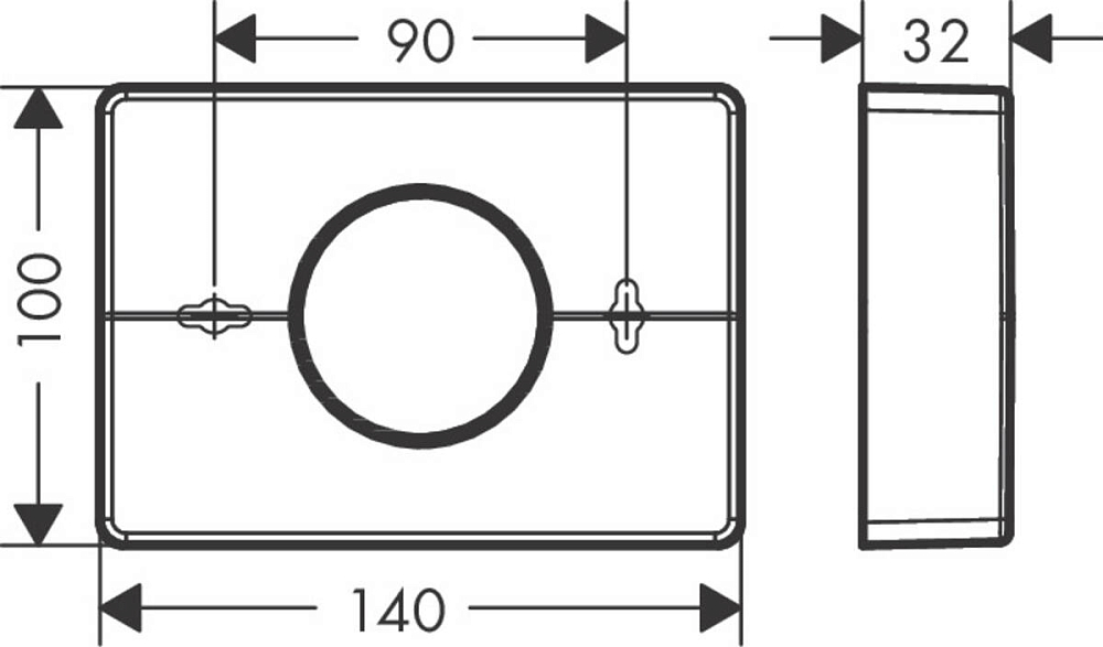 Диспенсер для гигиенических пакетов Hansgrohe AddStoris 41773000, хром