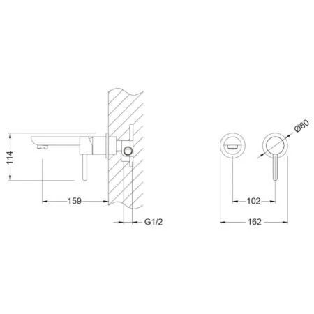 Смеситель для раковины Schein Icon 47204/8026029 хром