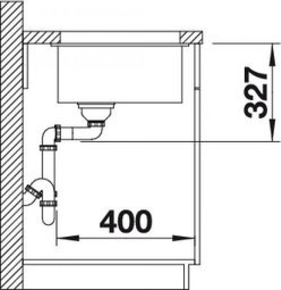 Кухонная мойка Blanco Subline 320-U 523411 жасмин