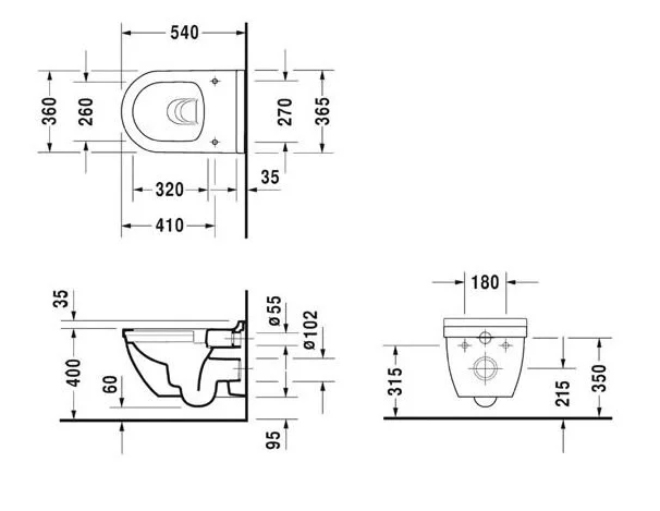 Инсталляция Viega с безободковым унитазом Duravit Starck 3 Rimless 45270900A1, сиденье микролифт, комплект