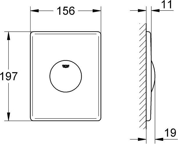 Кнопка смыва Grohe Skate 37547000