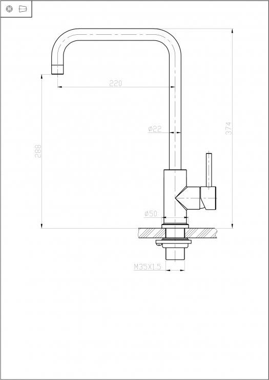 Смеситель для кухни BelBagno BB-LAM03A-IN, сталь