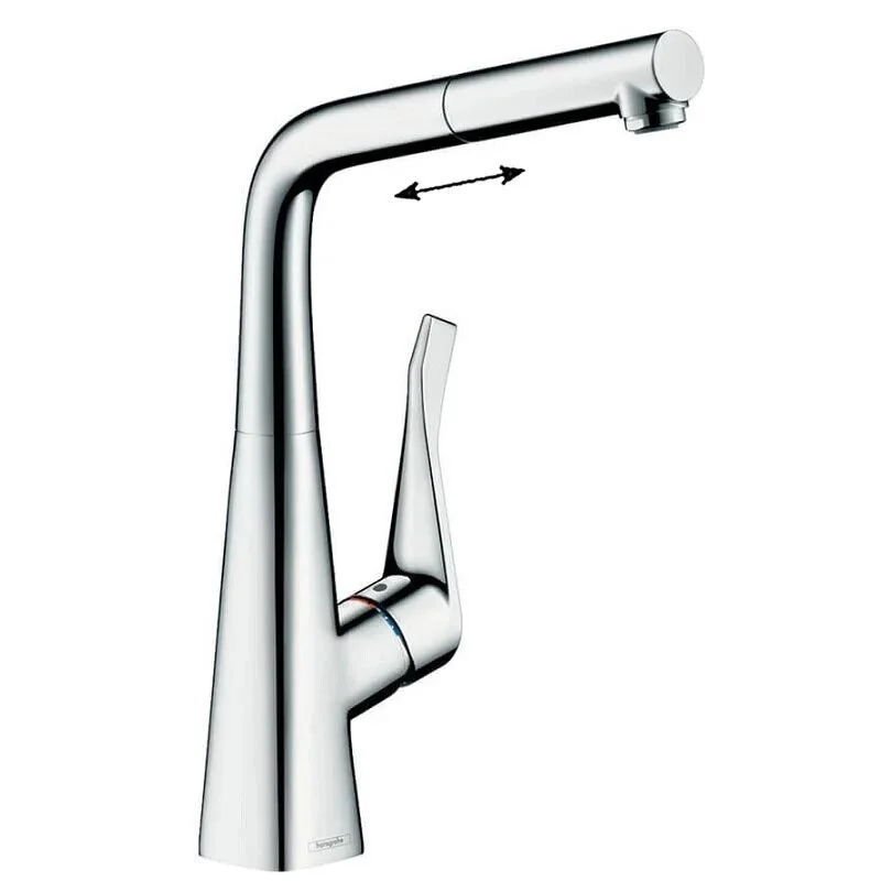 Смеситель для кухни Hansgrohe Metris 14781000 хром