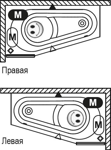 Акриловая ванна Riho Delta 160х80 R B068001005