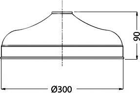 Верхний душ Migliore Roma D-300 антикальций