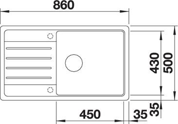 Кухонная мойка Blanco Legra XL 6 S 523329 жасмин