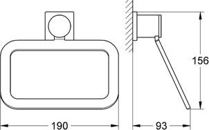 Полотенцедержатель Grohe Allure 40339000