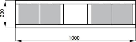 Тумба под раковину Aquaton Интегро 100 1A142801INH10, белый/темное дерево