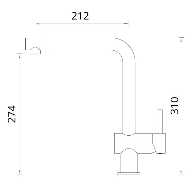 Смеситель для кухни Schock Wellus New 710298 черный