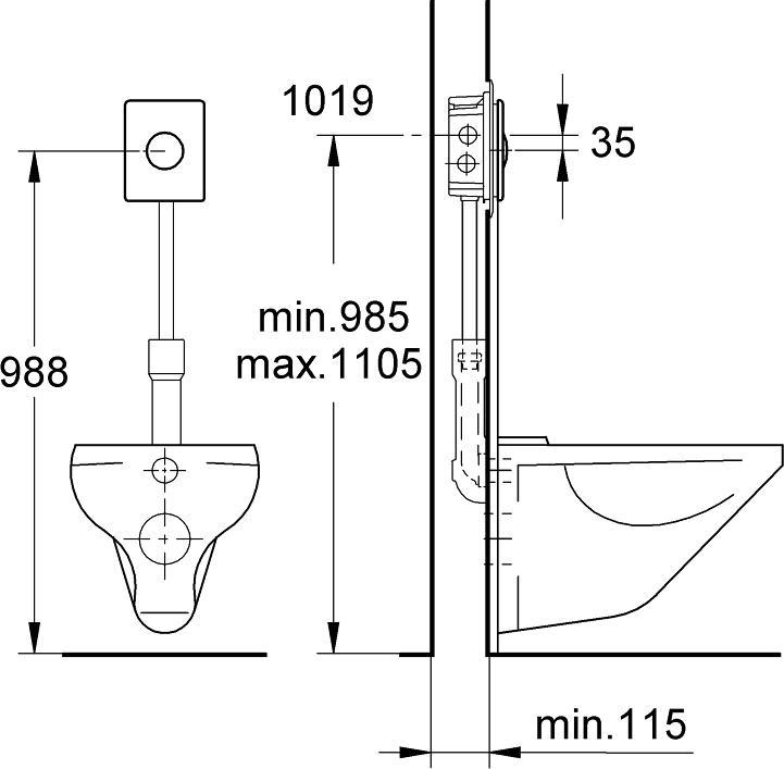 Кнопка смыва Grohe Skate 37547000